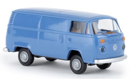 Volkswagen T2 1/87 Brekina Kasten blu 1972 modellino in miniatura