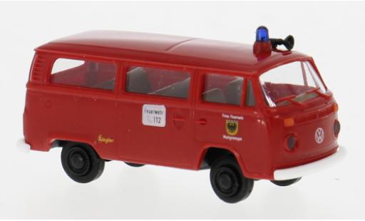 Volkswagen T2 1/87 Brekina Kombi 1973 Feuerwehr Markgröningen 1:87 modellino in miniatura