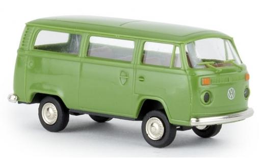 Volkswagen T2 1/87 Brekina Kombi verde 1972 modellino in miniatura