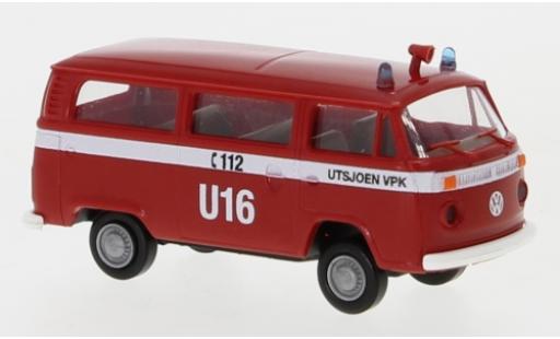 Volkswagen T2 1/87 Brekina Kombi Utsjoen VPK 1972 modellino in miniatura