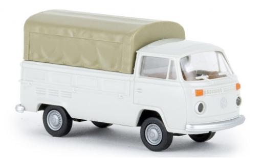 Volkswagen T2 1/87 Brekina Pritsche grigio 1972 modellino in miniatura