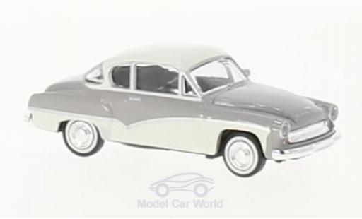 Wartburg 311 1/87 Brekina Coupe grigio/bianco modellino in miniatura