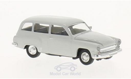 Wartburg 311 1/87 Brekina Kombi grigio modellino in miniatura