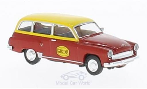 Wartburg 311 1/87 Brekina Kombi Minol modellino in miniatura
