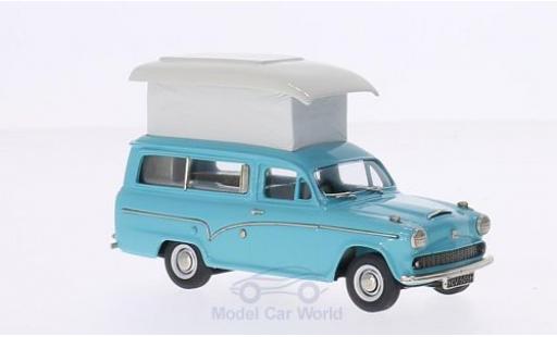 Austin A60 1/43 Brooklin Van türkis 1969 mit Zeltaufbau modellino in miniatura