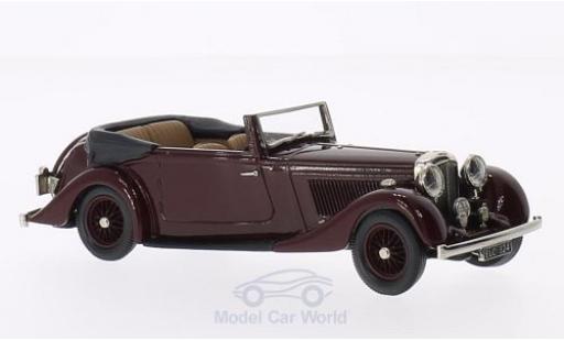 Bentley 4.5 1/43 Brooklin 4 1/4 Litre DHC Park Ward rosso 1936 modellino in miniatura