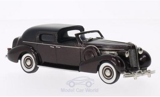 Buick Limited 1/43 Brooklin Town Car by Derham metallico marroneee/nero 1938 modellino in miniatura