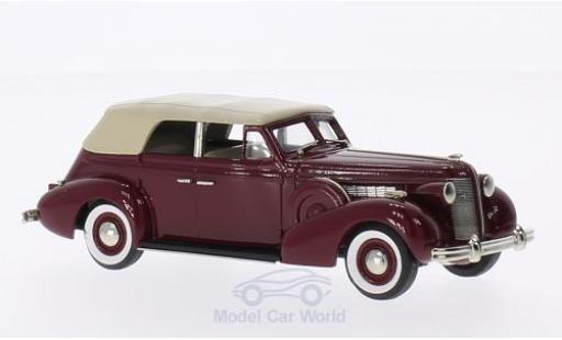 Buick Special 1/43 Brooklin 5-Passenger Convertibile Phaeton rosso/beige 1937 modellino in miniatura