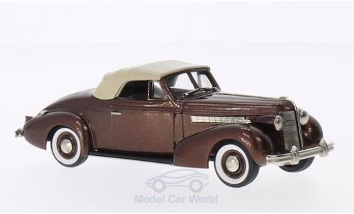 Buick Special 1/43 Brooklin Convertibile Coupe M46-C metallico marroneee/marroneee 1937 modellino in miniatura