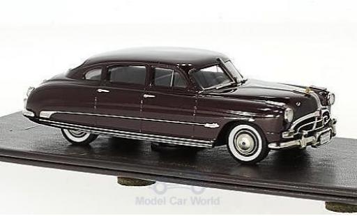 Hudson Hornet 1/43 Brooklin 4-Door Sedan rosso 1951 modellino in miniatura