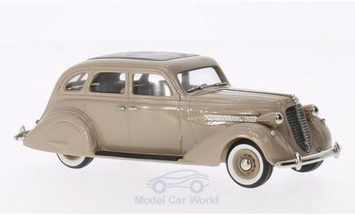 Nash Ambassador 1/43 Brooklin Eight Sedan marroneee 1935 modellino in miniatura