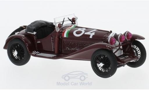 Alfa Romeo 1750 1/43 Brumm GS RHD No.84 Mille Miglia 1930 T. Nuvolari/G-B.Guidotti modellino in miniatura