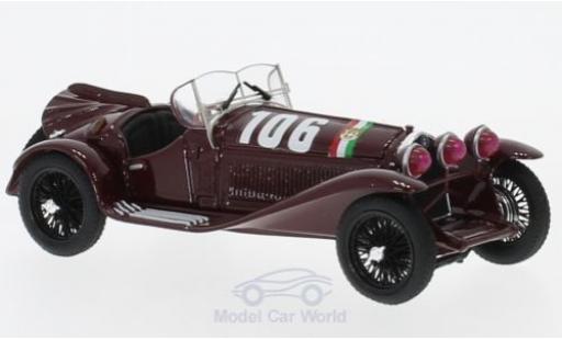 Alfa Romeo 2300 1/43 Brumm No.106 Mille Miglia 1932 B.Boracchini/A.Bignami modellino in miniatura