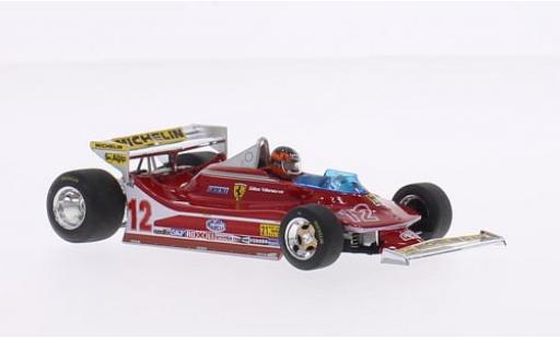 Ferrari 312 1/43 Brumm T4 No.12 Scuderia formule 1 GP USA West 1979 modellino in miniatura