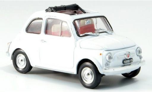 Fiat 500 1/43 Brumm F bianco 1965 modellino in miniatura