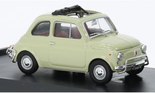 Fiat 500 1/43 Brumm L beige 1968 modellino in miniatura