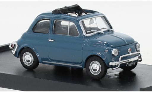 Fiat 500 1/43 Brumm L blu 1968 modellino in miniatura