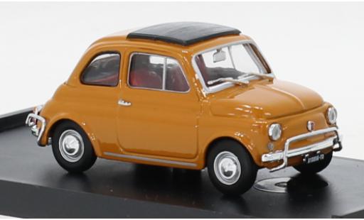 Fiat 500 1/43 Brumm L giallo 1968 modellino in miniatura