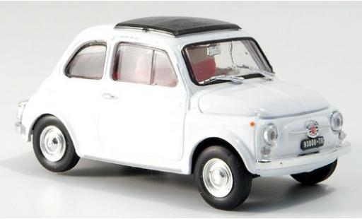 Fiat 500 1/43 Brumm F bianco 1965 modellino in miniatura