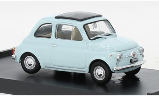 Fiat 500 1/43 Brumm F blu clair 1965 modellino in miniatura