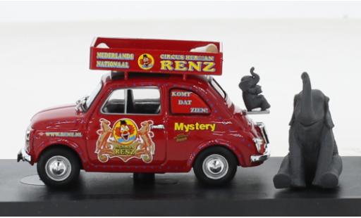 Fiat 500 1/43 Brumm R Circque Renz (NL) 1972 modellino in miniatura