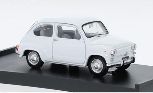 Fiat 600 1/43 Brumm D Berlina Fanaloni bianco 1965 modellino in miniatura