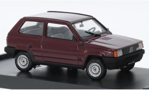 Fiat Panda 1/43 Brumm 750L Supernova rosso foncé 1986 modellino in miniatura