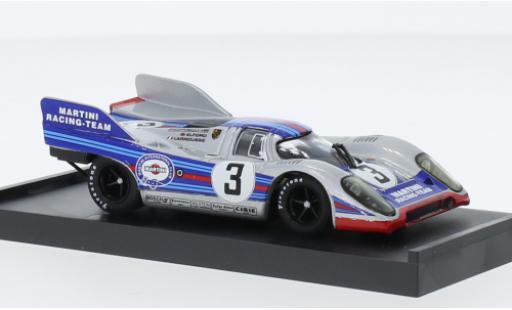 Porsche 917 1971 1/43 Brumm K No.3 Martini Racing Team Martini 1000km Monza modellino in miniatura