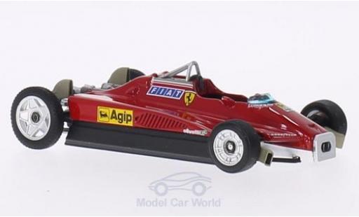 Ferrari 126 1982 1/43 Brumm C2 Turbo Scuderia Formel 1 GP San Marino 1982 T-Car / Ersatzfahrzeug modellino in miniatura