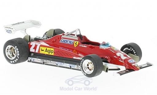 Ferrari 126 1/43 Brumm C2 turbo No.27 Formel 1 GP Italien 1982 P.Tambay modellino in miniatura