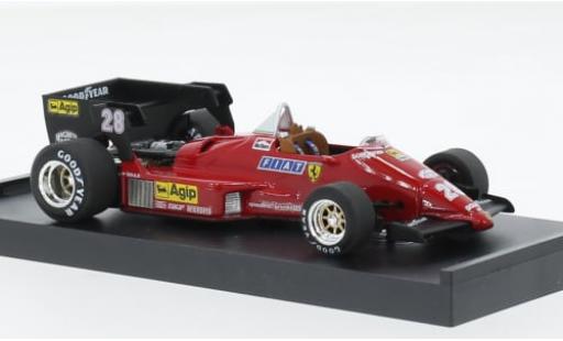 Ferrari 126 1/43 Brumm C4 turbo No.28 Formel 1 GP Belgien 1984 1:43 modellino in miniatura