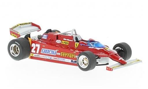 Ferrari 126 1/43 Brumm CX comprex No.27 Formel 1 GP USA 1981 G.Villeneuve modellino in miniatura