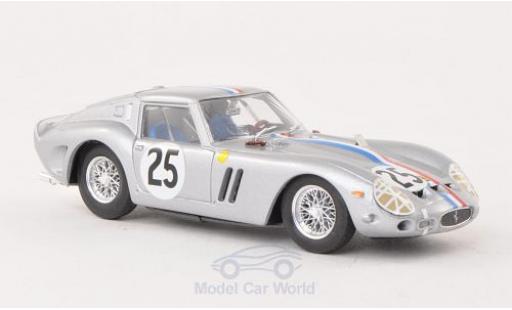 Ferrari 250 1/43 Brumm GTO No.25 National-Team Belgium 24h Le Mans 1963 Chassis 4153GT modellino in miniatura
