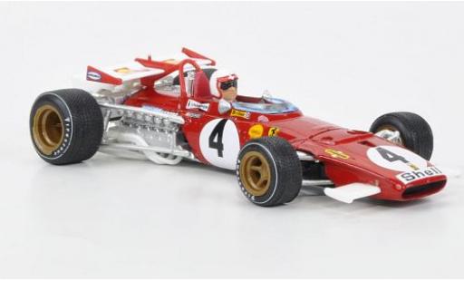 Ferrari 312 1/43 Brumm B No.4 GP Italien 1970 avec figurine de conducteur C.Regazzoni modellino in miniatura