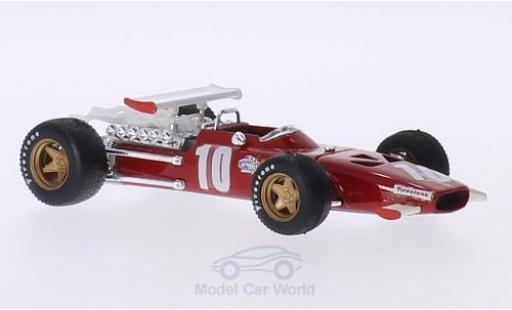 Ferrari 312 P 1/43 Brumm F1 No.10 Formel 1 GP Italien 1969 P.Rodriguez modellino in miniatura
