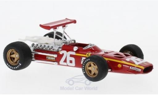 Ferrari 312 P 1/43 Brumm F1 No.26 Formel 1 GP Frankreich 1968 J.Ickx modellino in miniatura