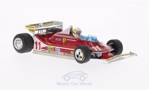 Ferrari 312 T4 1/43 Brumm T4 No.11 GP Monaco 1979 J.Scheckter modellino in miniatura