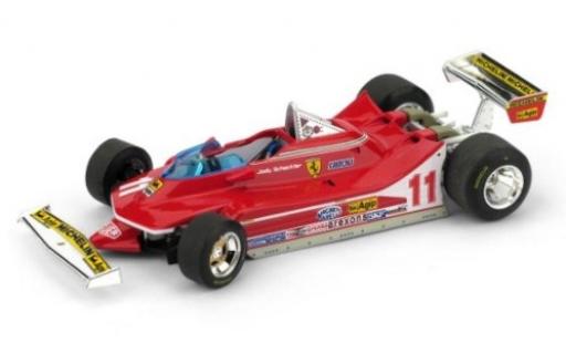 Ferrari 312 1/43 Brumm T4 No.11 Scuderia Formel 1 GP Italien 1979 mit lenkbaren Vorderrädern J.Scheckter modellino in miniatura