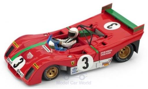 Ferrari 312 1/43 Brumm PB RHD No.3 Targa Florio 1972 S.Munari modellino in miniatura