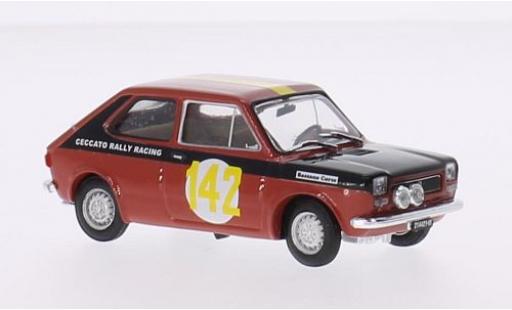 Fiat 127 1/43 Brumm No.142 Ceccato Rally Racing Rallye 2 Valli 1972 P.Ceccato modellino in miniatura