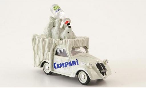 Fiat 500 1/43 Brumm B Furgoncino Campari 1950 avec figurine sans Vitrine modellino in miniatura