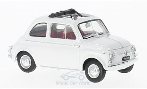 Fiat 500 1/43 Brumm D bianco 1960 modellino in miniatura