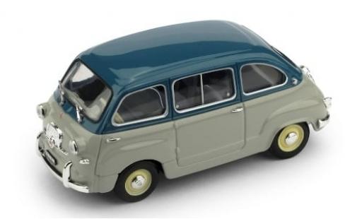 Fiat 600 1/43 Brumm Multipla Berlina Serie 1a blau/grau 1956 1:43 modellino in miniatura