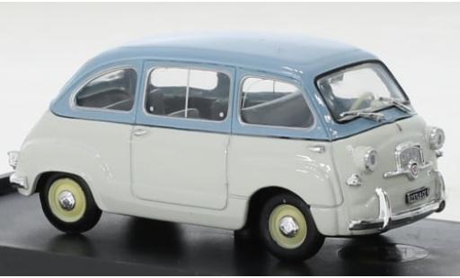 Fiat 600 1/43 Brumm Multipla Berlina Serie 1a grau/blau 1956 1:43 modellino in miniatura