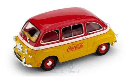 Fiat 600 1/43 Brumm D Multipla Coca Cola 1960 Olympiade Rom modellino in miniatura