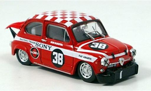 Fiat Abarth 1000 1/43 Brumm No.38 Sony Racing Team Zandvoort Trophy 1969 R.Dijkstra modellino in miniatura