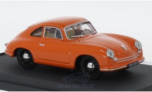 Porsche 356 1/43 Brumm /2 Gmünd orange 1948 Happy Birthday modellino in miniatura