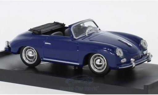 Porsche 356 1/43 Brumm Cabriolet blu 1952 modellino in miniatura