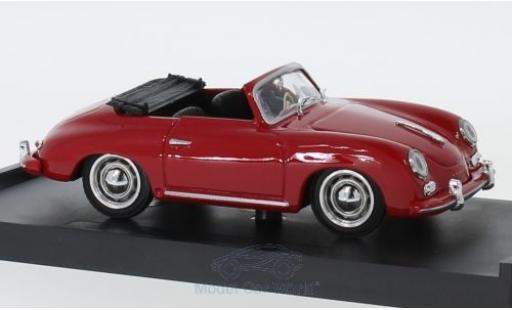 Porsche 356 1/43 Brumm Cabriolet rosso 1952 modellino in miniatura