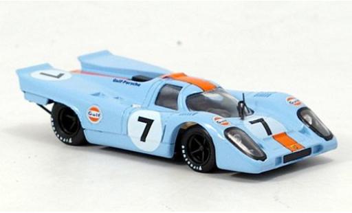 Porsche 917 1/43 Brumm K No.7 Gulf 1000km Monza 1970 P.Rodriguez/L.Kinnunen modellino in miniatura